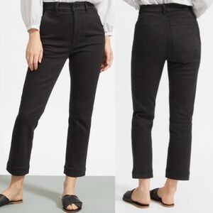 Everlane Women's Black Utility Straight Leg Pants